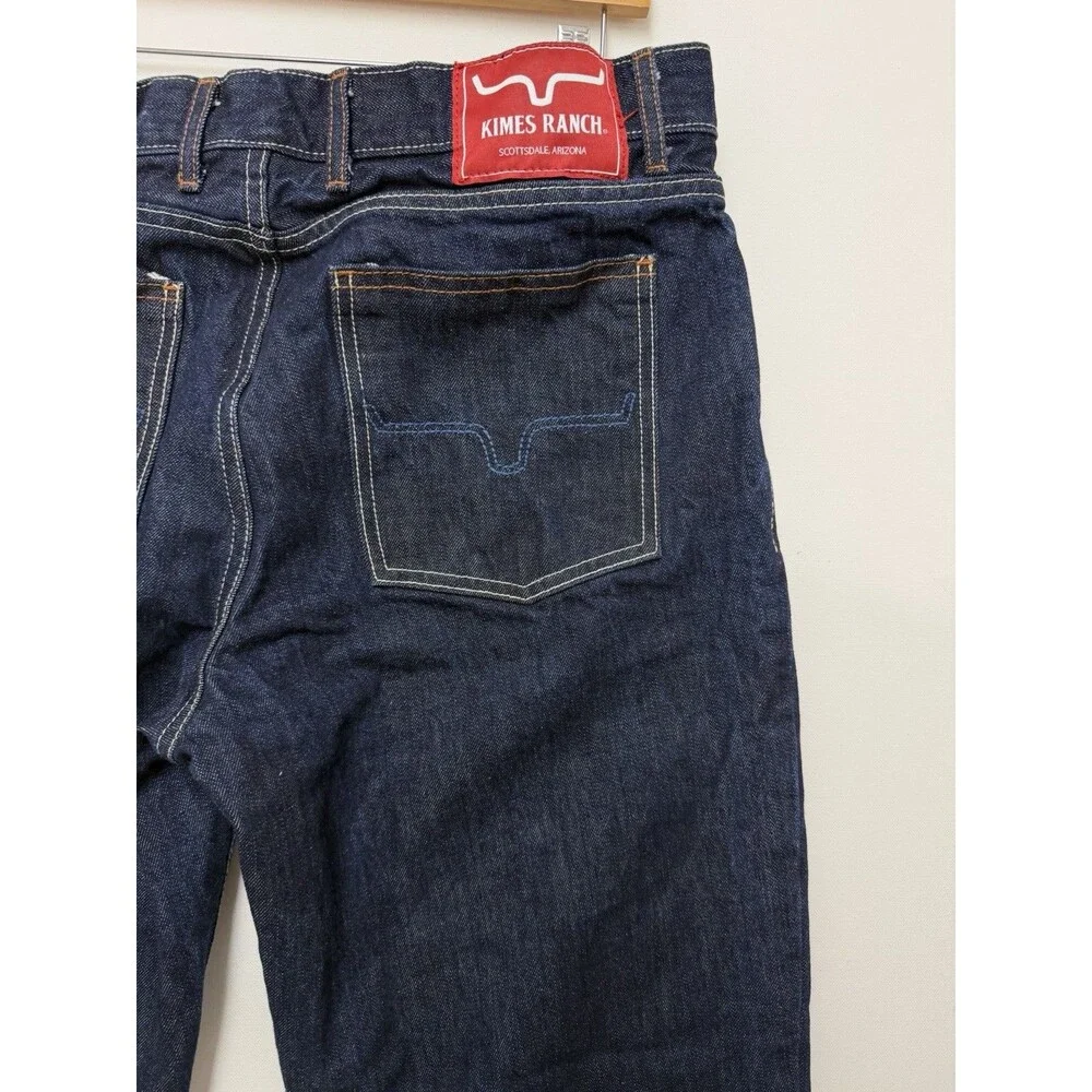 Kimes Ranch Men's Jeans Dillon 35x32 Mid Rise Relaxed Boot Cut Made in the USA - Picture 12 of 16